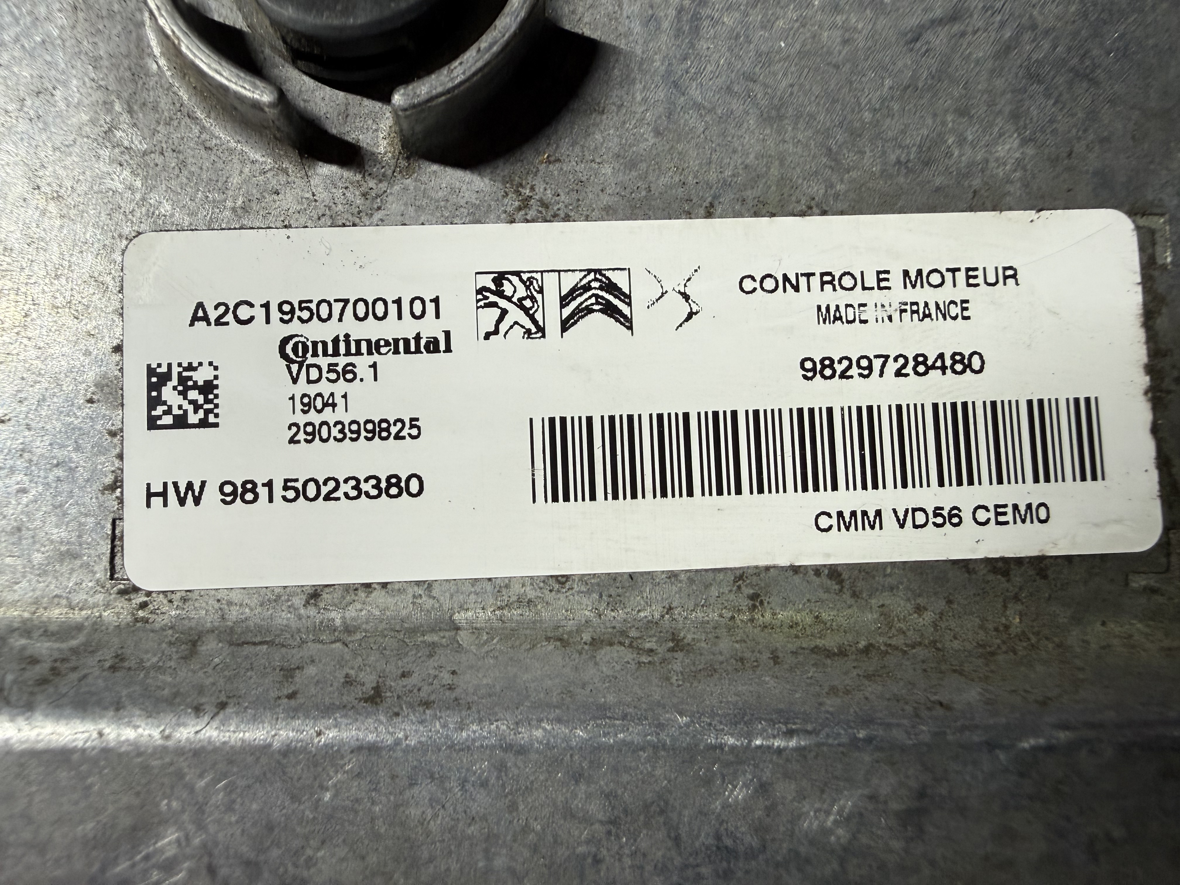 Opel ECU - A2C1950700101 - 2