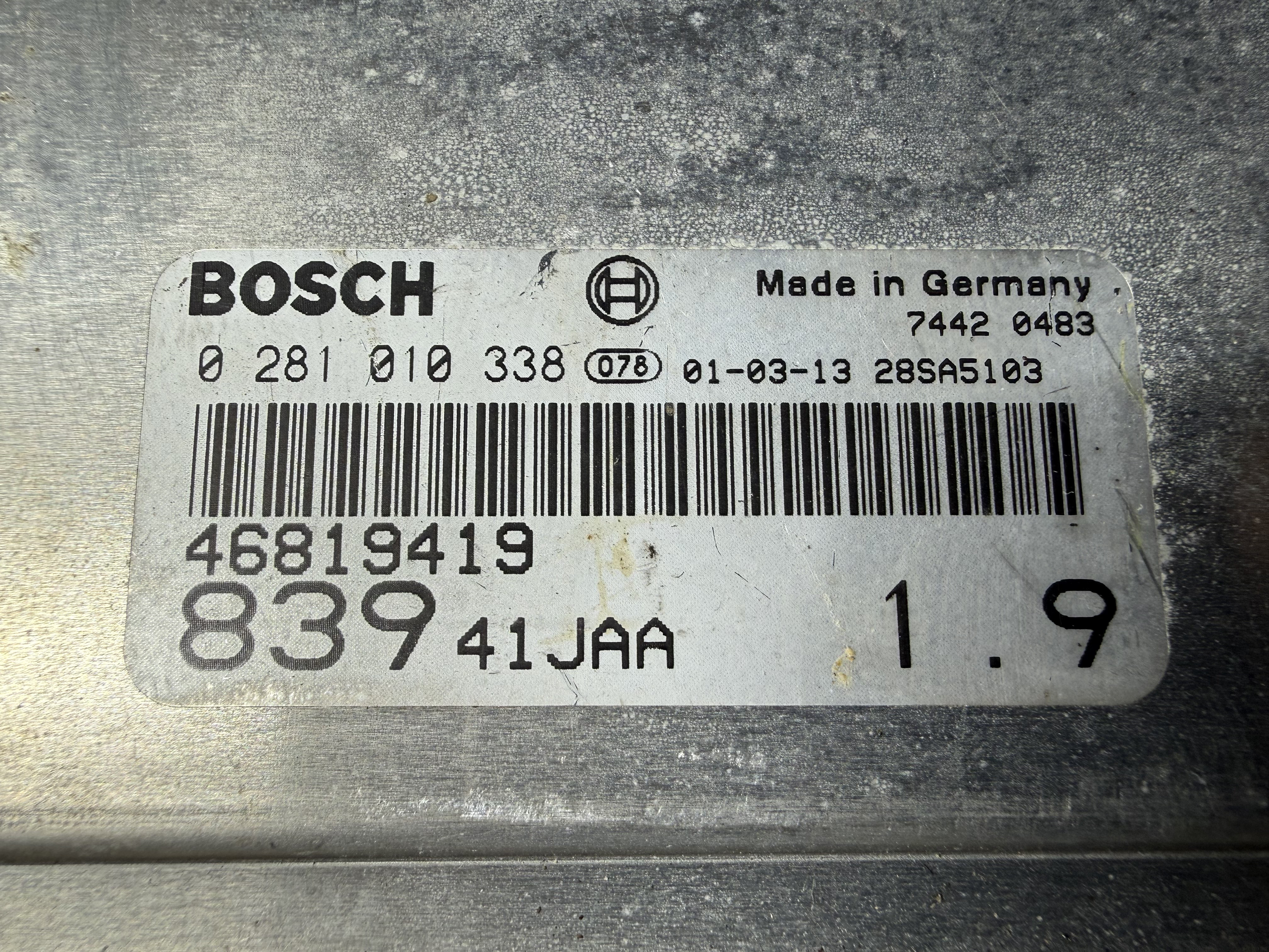 Lancia ECU - 0281010338