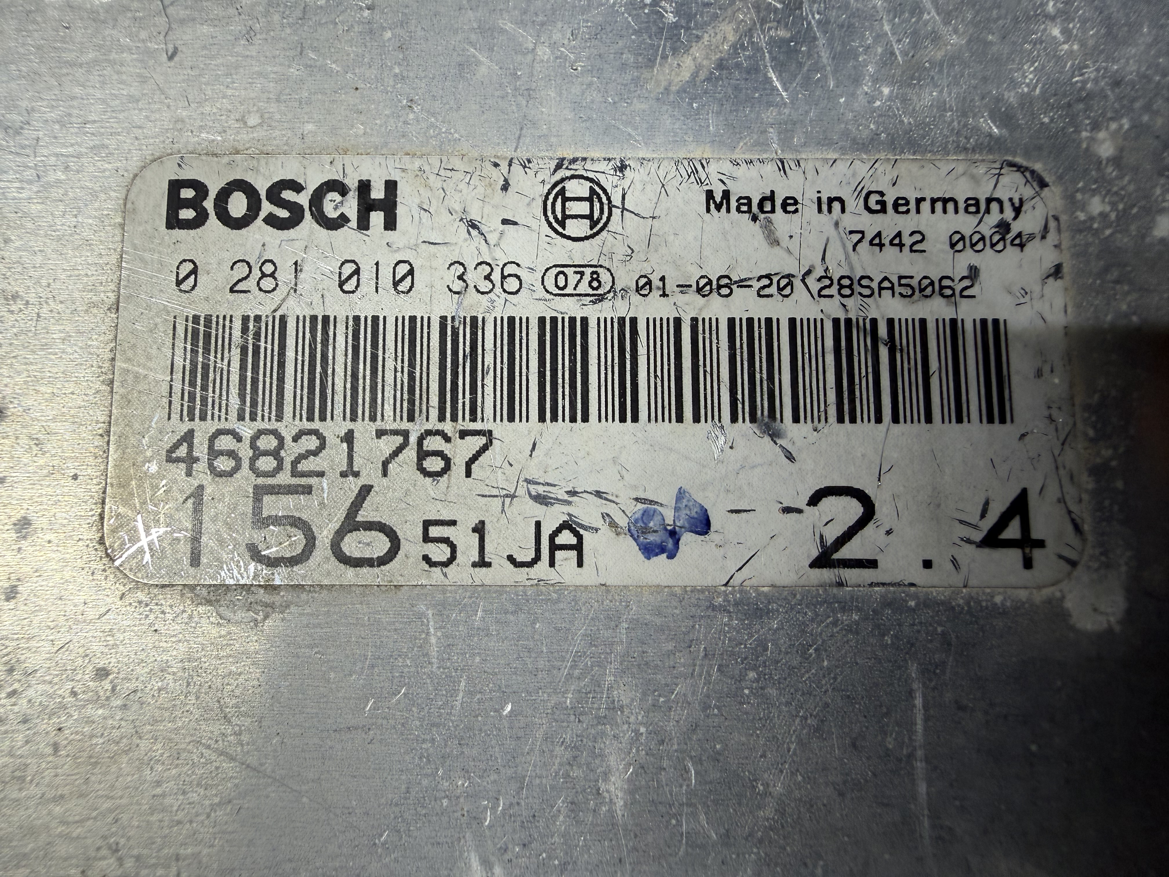 Alfa Romeo ECU - 0281010336