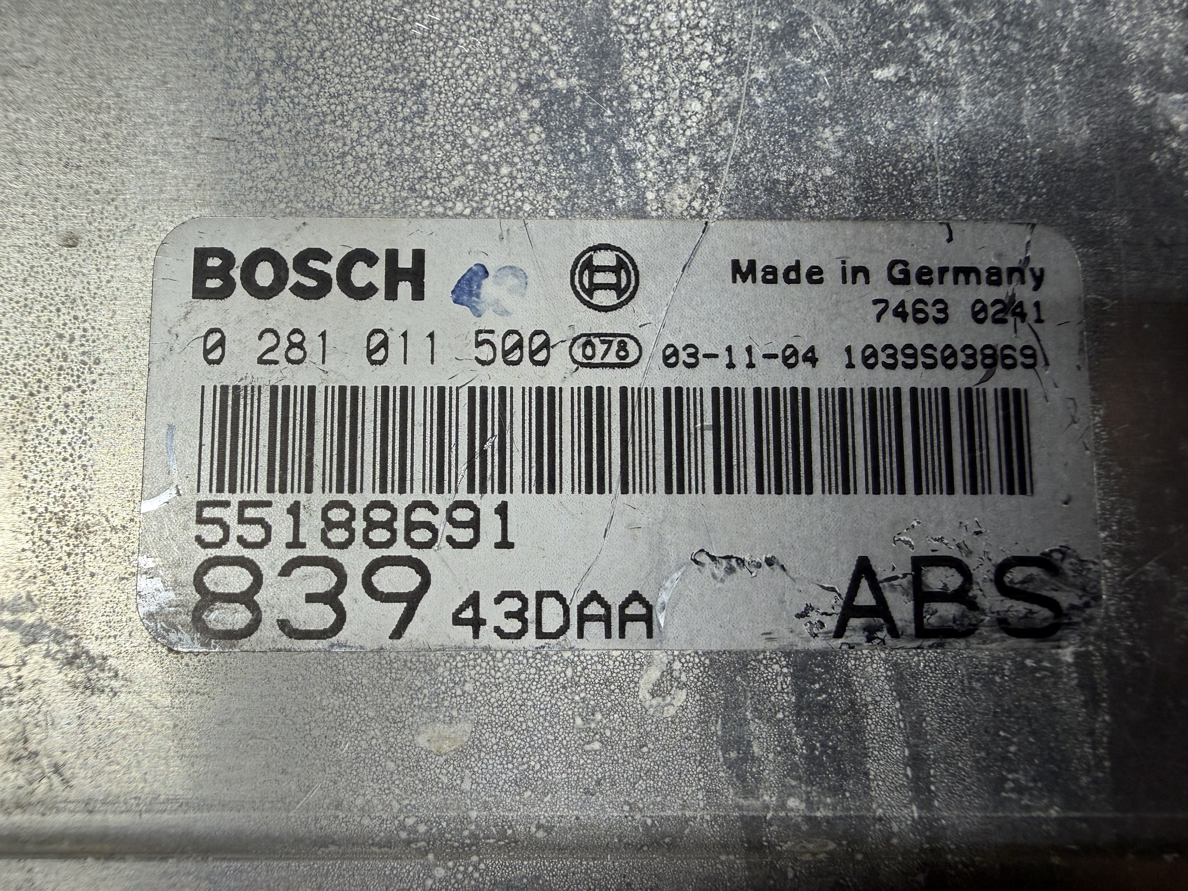 Lancia ECU - 0281011500