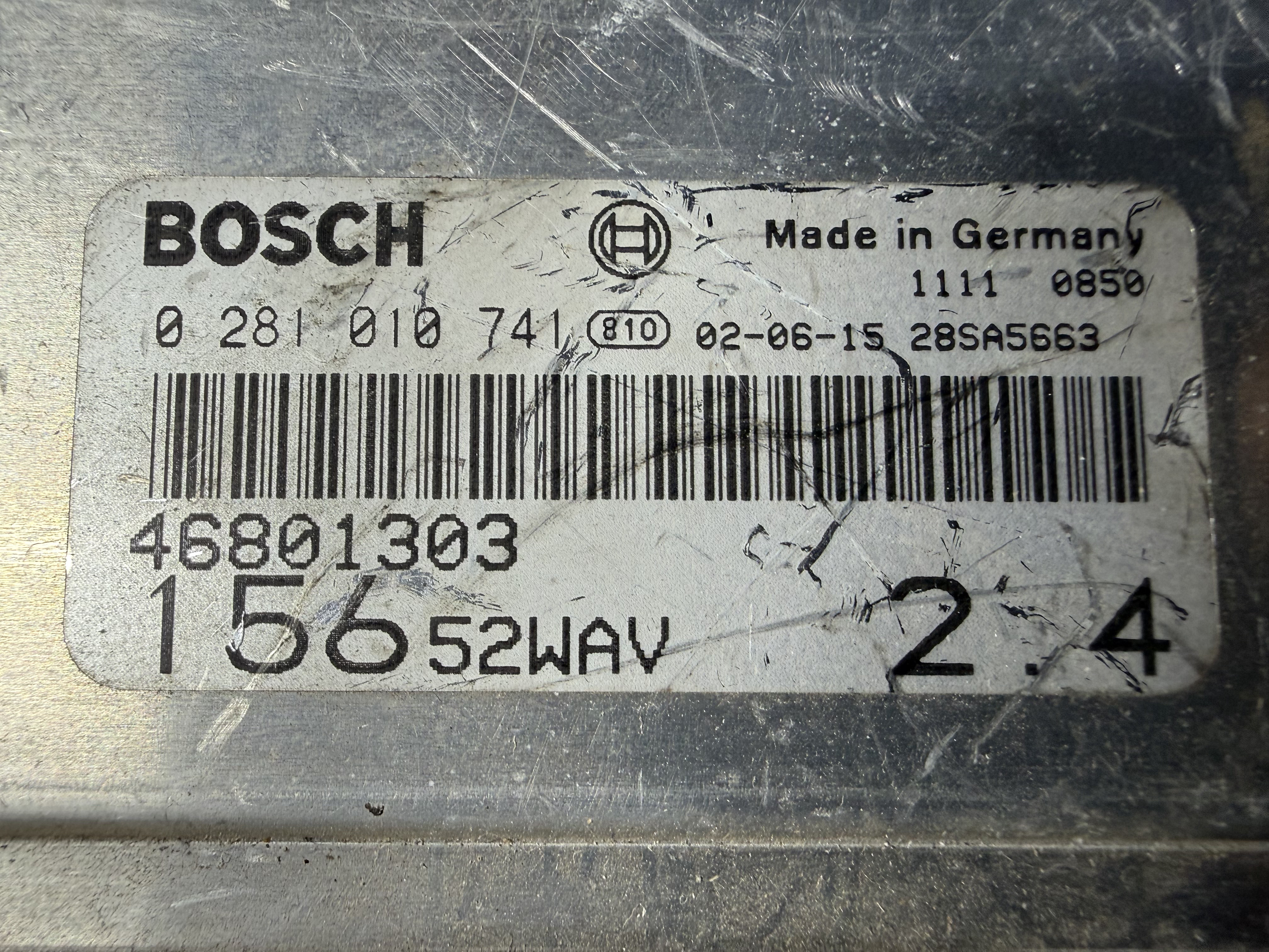 Alfa Romeo ECU - 0281010741